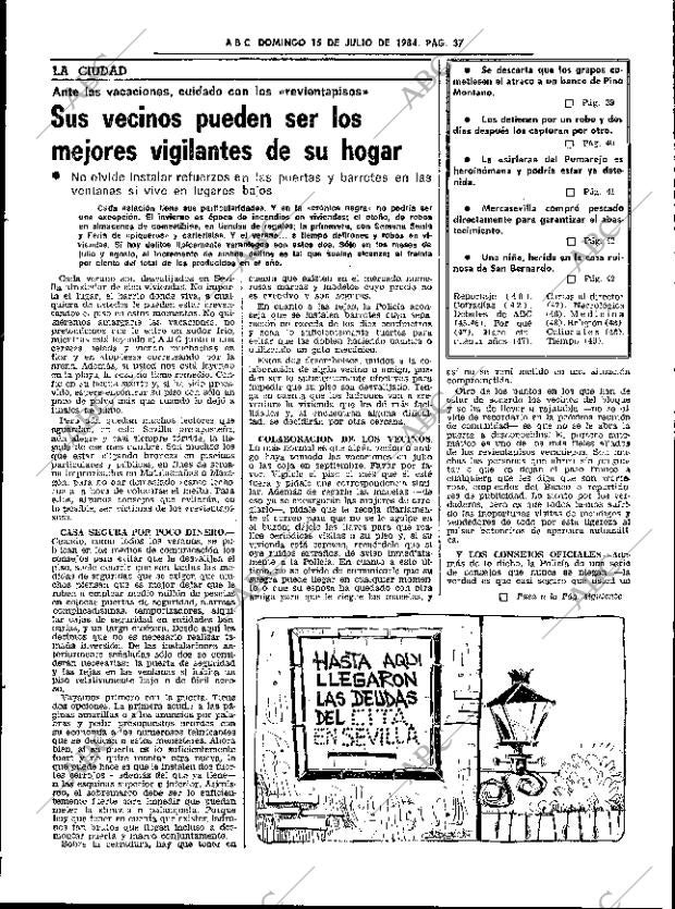 ABC SEVILLA 15-07-1984 página 37