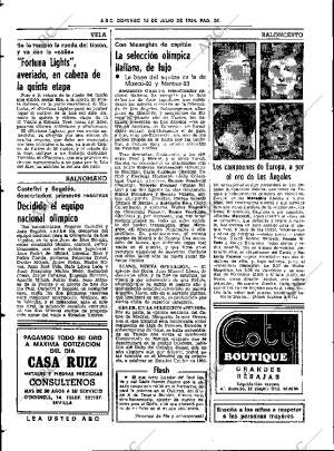 ABC SEVILLA 15-07-1984 página 54