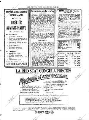 ABC SEVILLA 15-07-1984 página 58
