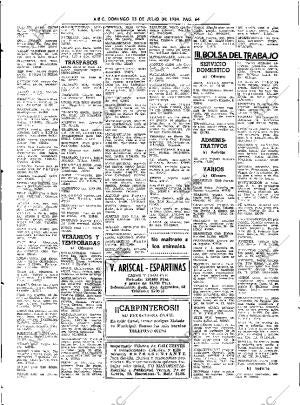 ABC SEVILLA 15-07-1984 página 64