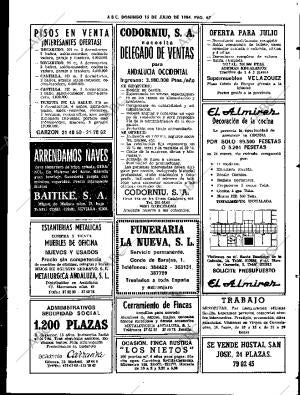 ABC SEVILLA 15-07-1984 página 67