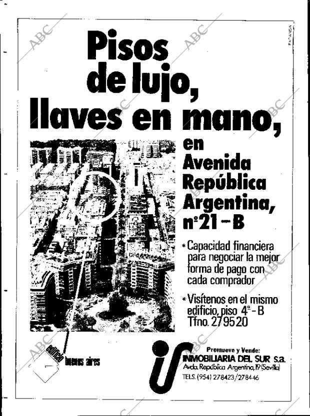 ABC SEVILLA 15-07-1984 página 74
