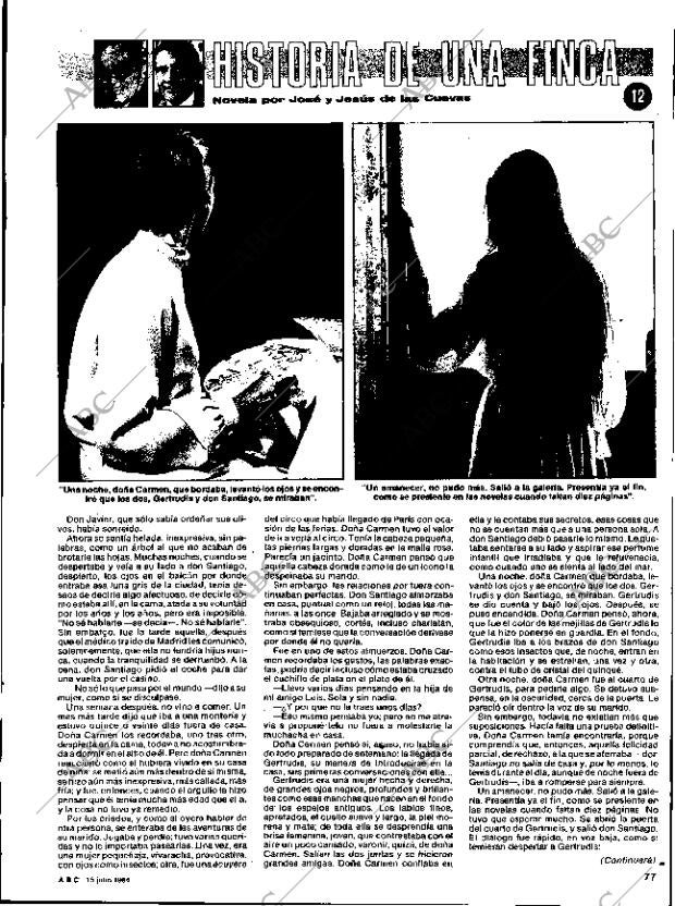 ABC SEVILLA 15-07-1984 página 77