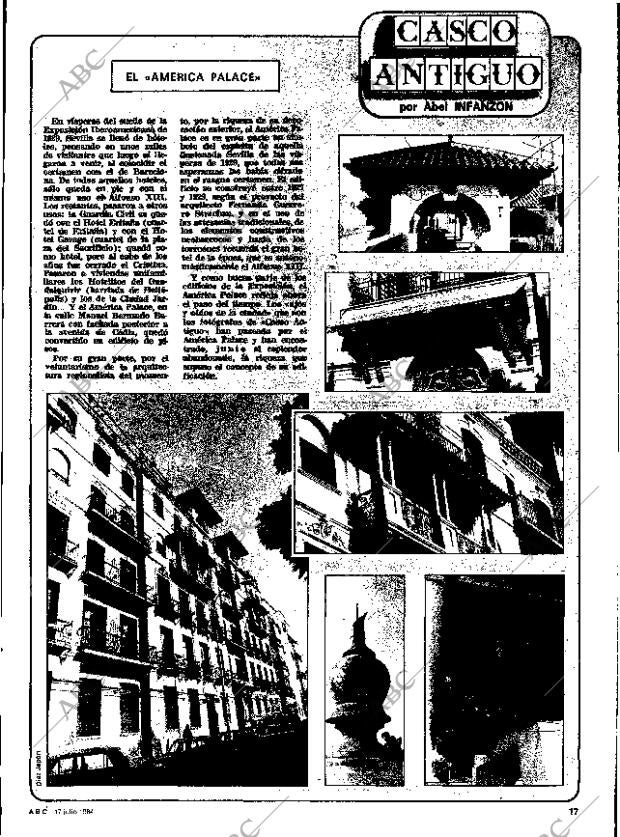 ABC SEVILLA 17-07-1984 página 17