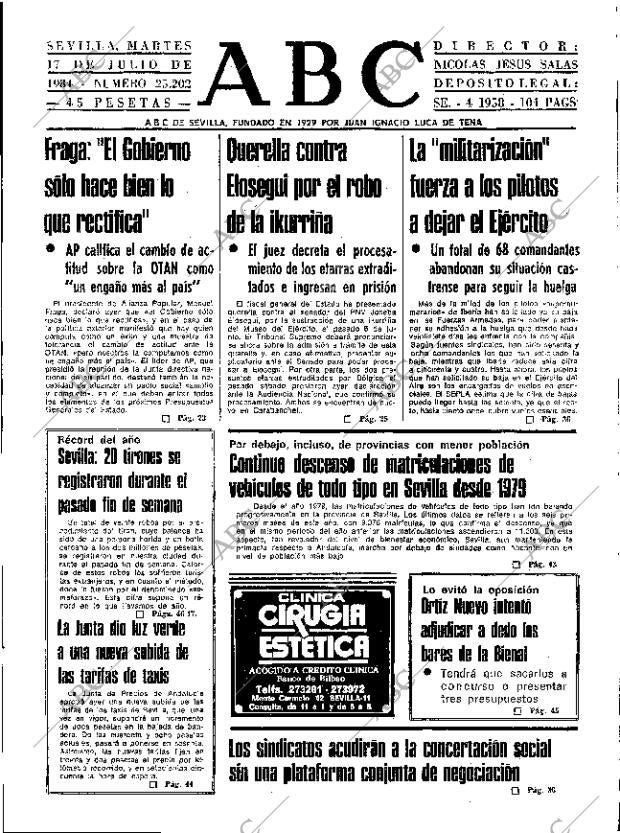 ABC SEVILLA 17-07-1984 página 21