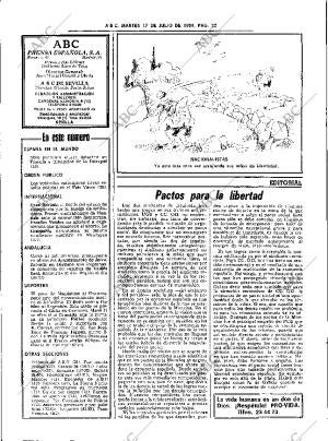 ABC SEVILLA 17-07-1984 página 22
