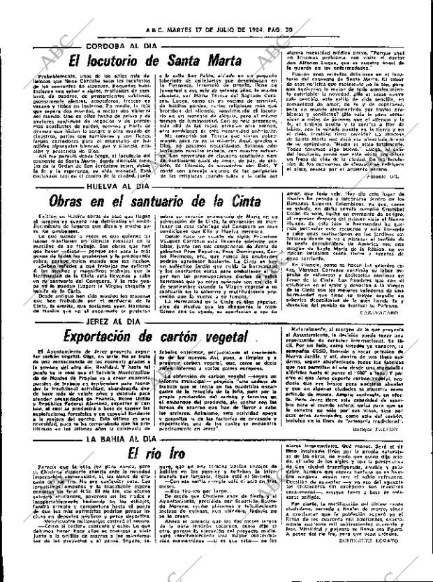 ABC SEVILLA 17-07-1984 página 30