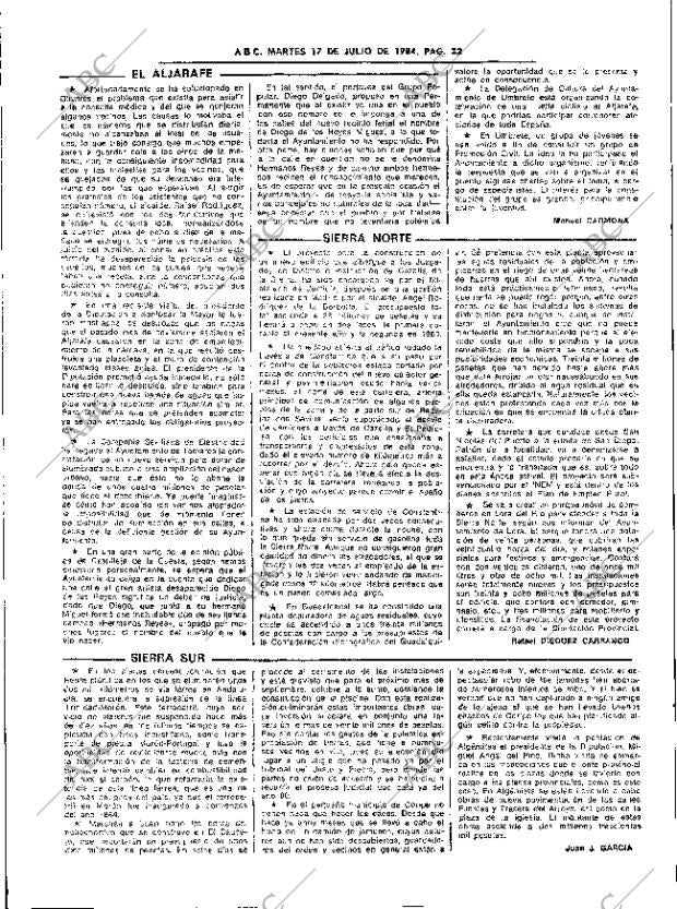 ABC SEVILLA 17-07-1984 página 32