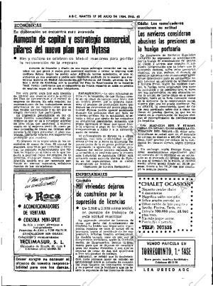 ABC SEVILLA 17-07-1984 página 41