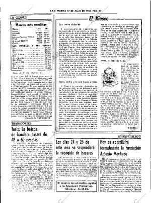 ABC SEVILLA 17-07-1984 página 44