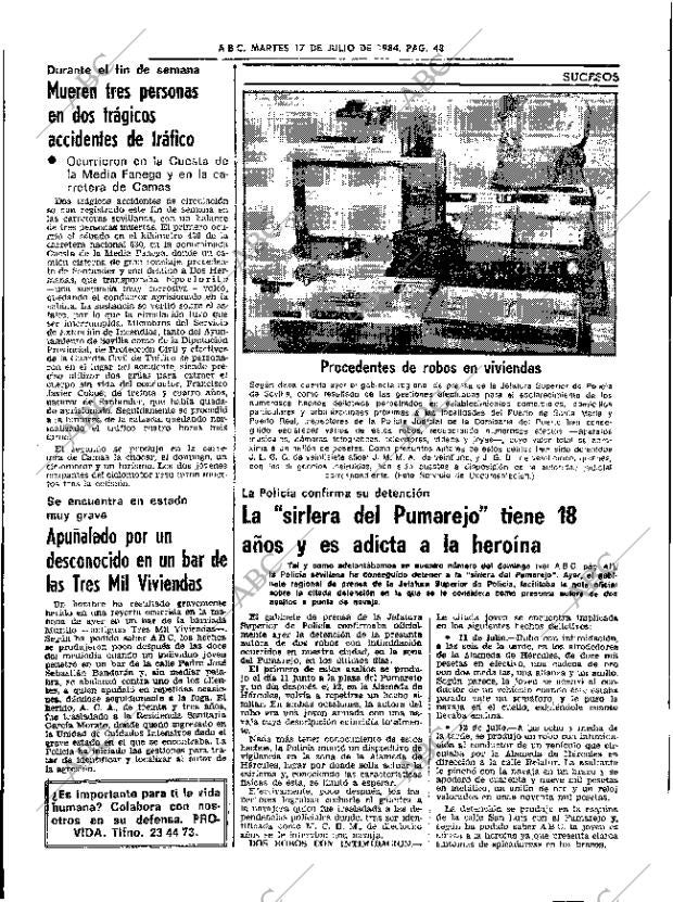ABC SEVILLA 17-07-1984 página 48