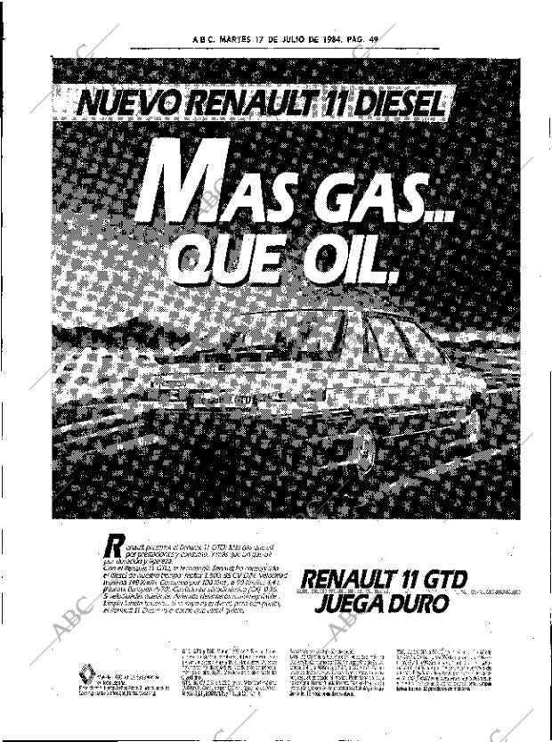 ABC SEVILLA 17-07-1984 página 49