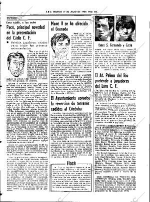 ABC SEVILLA 17-07-1984 página 64