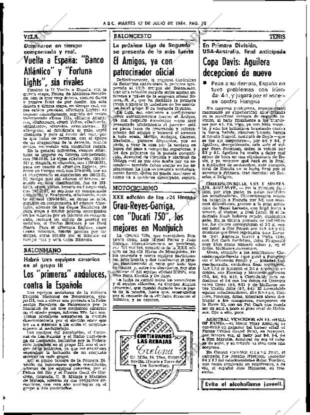 ABC SEVILLA 17-07-1984 página 70