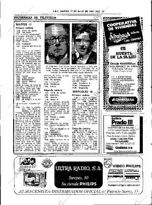 ABC SEVILLA 17-07-1984 página 71