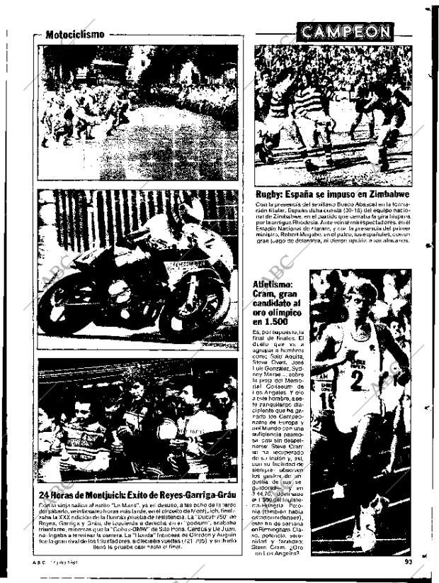 ABC SEVILLA 17-07-1984 página 93