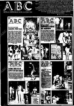 ABC SEVILLA 18-07-1984 página 1