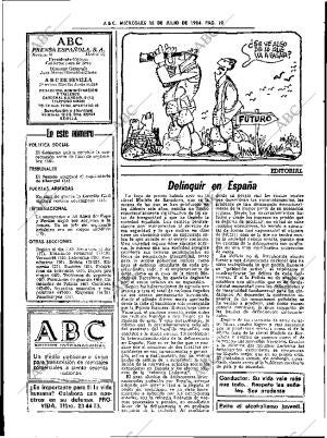 ABC SEVILLA 18-07-1984 página 10