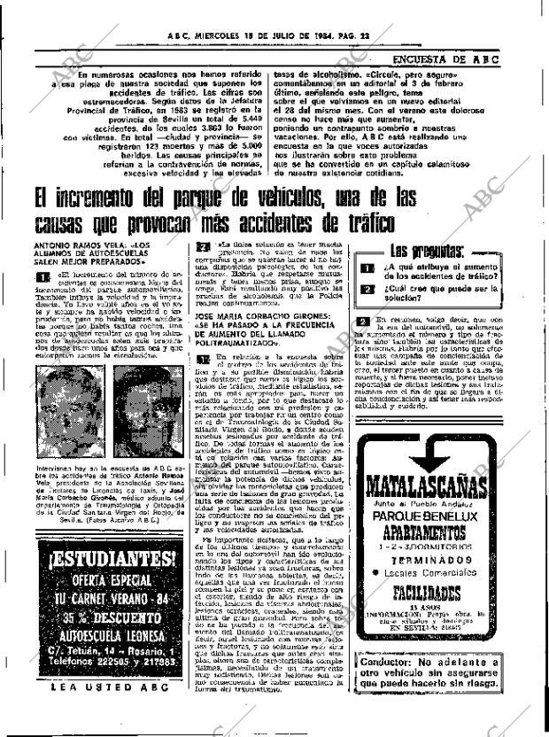 ABC SEVILLA 18-07-1984 página 23