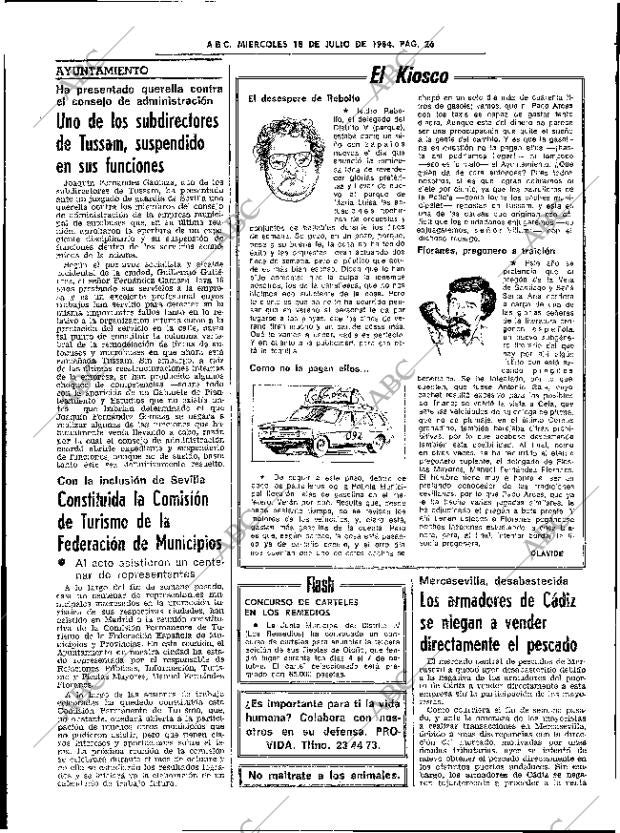 ABC SEVILLA 18-07-1984 página 26