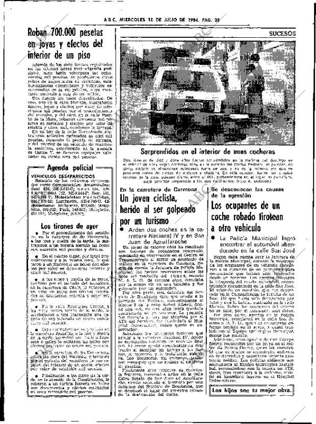 ABC SEVILLA 18-07-1984 página 28