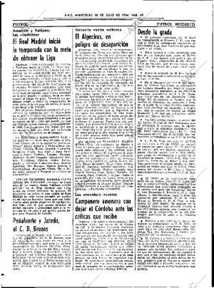 ABC SEVILLA 18-07-1984 página 42