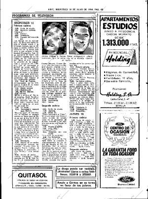 ABC SEVILLA 18-07-1984 página 45
