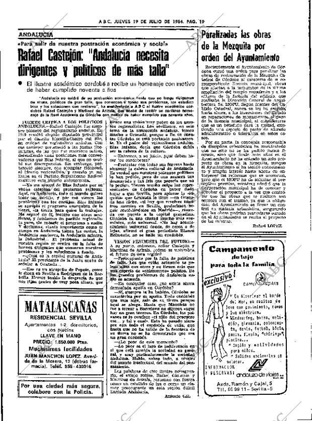 ABC SEVILLA 19-07-1984 página 19