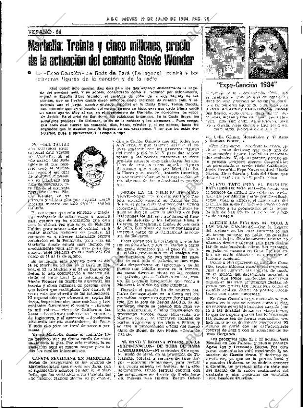 ABC SEVILLA 19-07-1984 página 20
