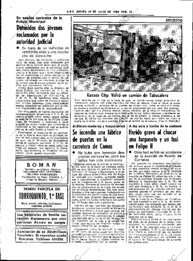 ABC SEVILLA 19-07-1984 página 32