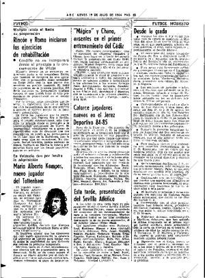 ABC SEVILLA 19-07-1984 página 48