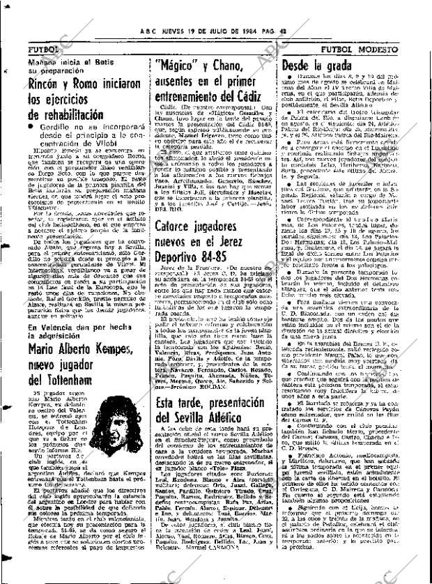 ABC SEVILLA 19-07-1984 página 48