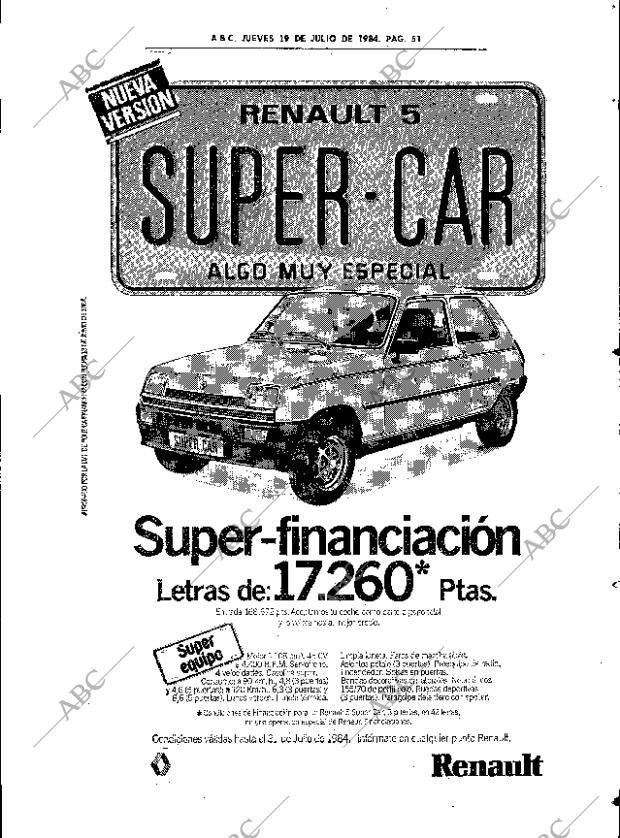 ABC SEVILLA 19-07-1984 página 51