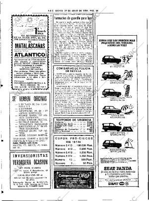 ABC SEVILLA 19-07-1984 página 54