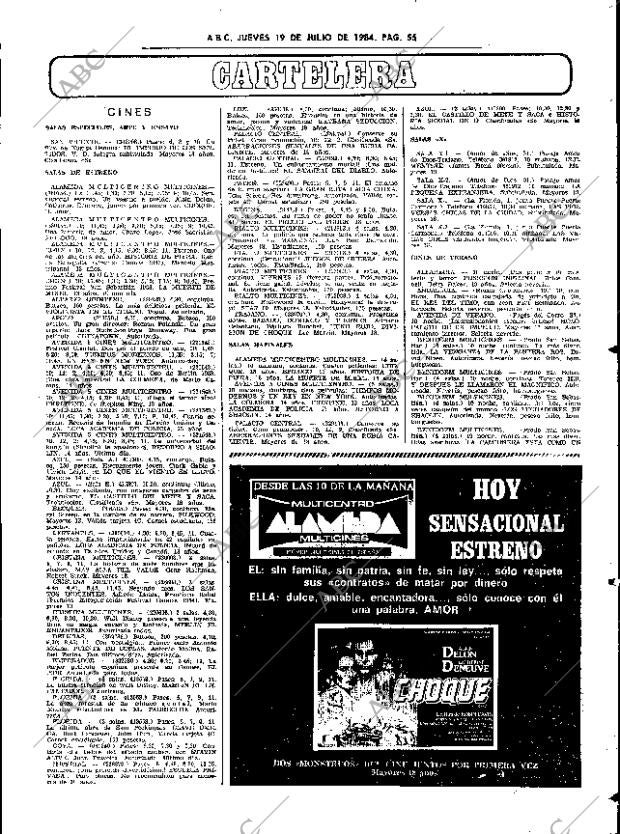 ABC SEVILLA 19-07-1984 página 55