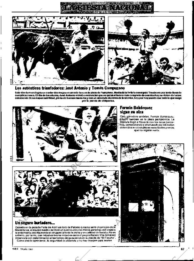 ABC SEVILLA 19-07-1984 página 67