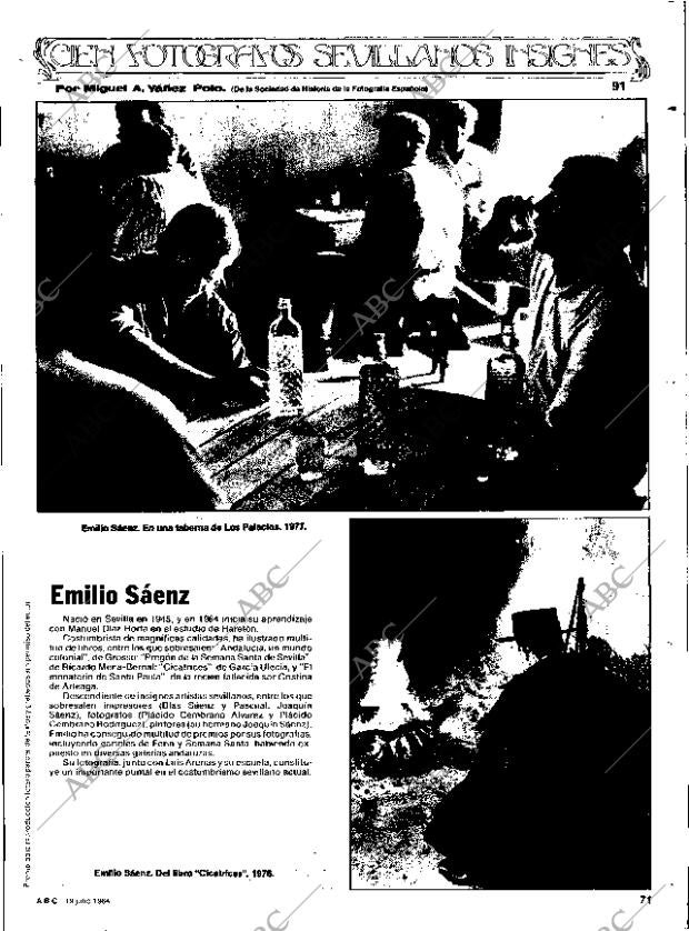 ABC SEVILLA 19-07-1984 página 71