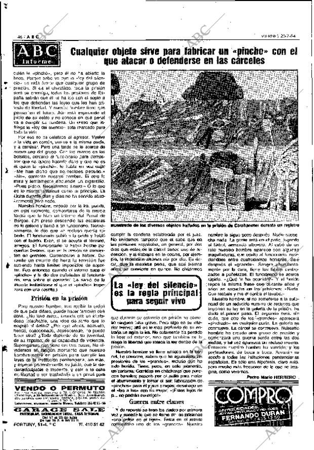 ABC MADRID 20-07-1984 página 46