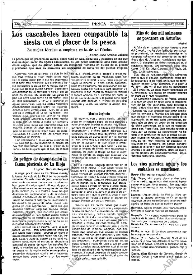 ABC MADRID 20-07-1984 página 58