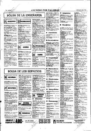 ABC MADRID 20-07-1984 página 74