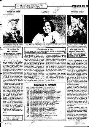 ABC MADRID 20-07-1984 página 86