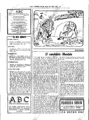 ABC SEVILLA 20-07-1984 página 12