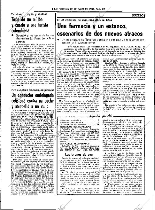 ABC SEVILLA 20-07-1984 página 30