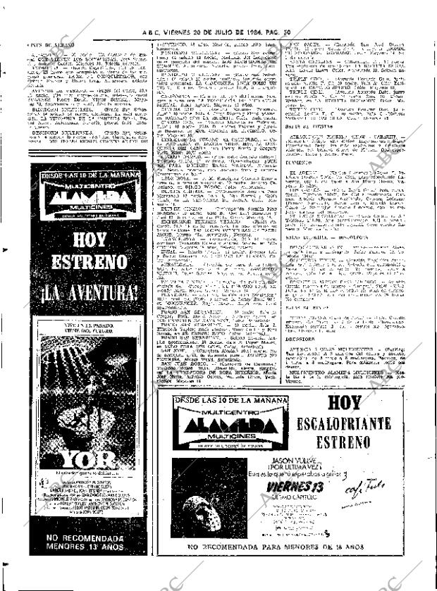 ABC SEVILLA 20-07-1984 página 50