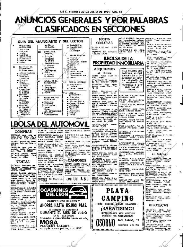 ABC SEVILLA 20-07-1984 página 51