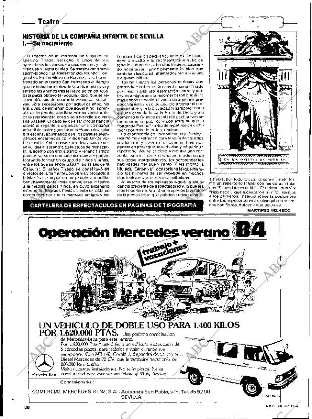 ABC SEVILLA 20-07-1984 página 66