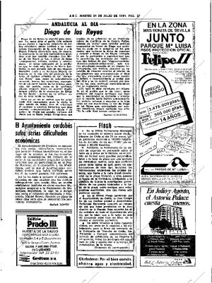 ABC SEVILLA 24-07-1984 página 27