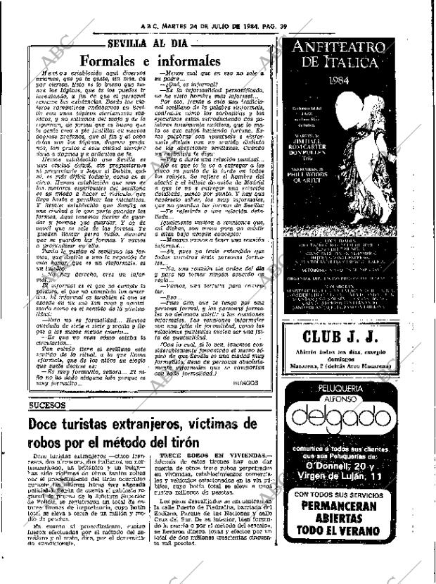 ABC SEVILLA 24-07-1984 página 39