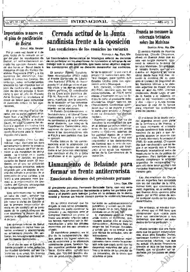 ABC MADRID 30-07-1984 página 19