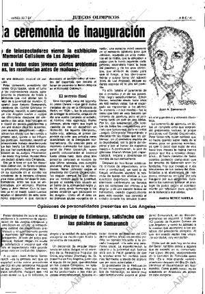 ABC MADRID 30-07-1984 página 41